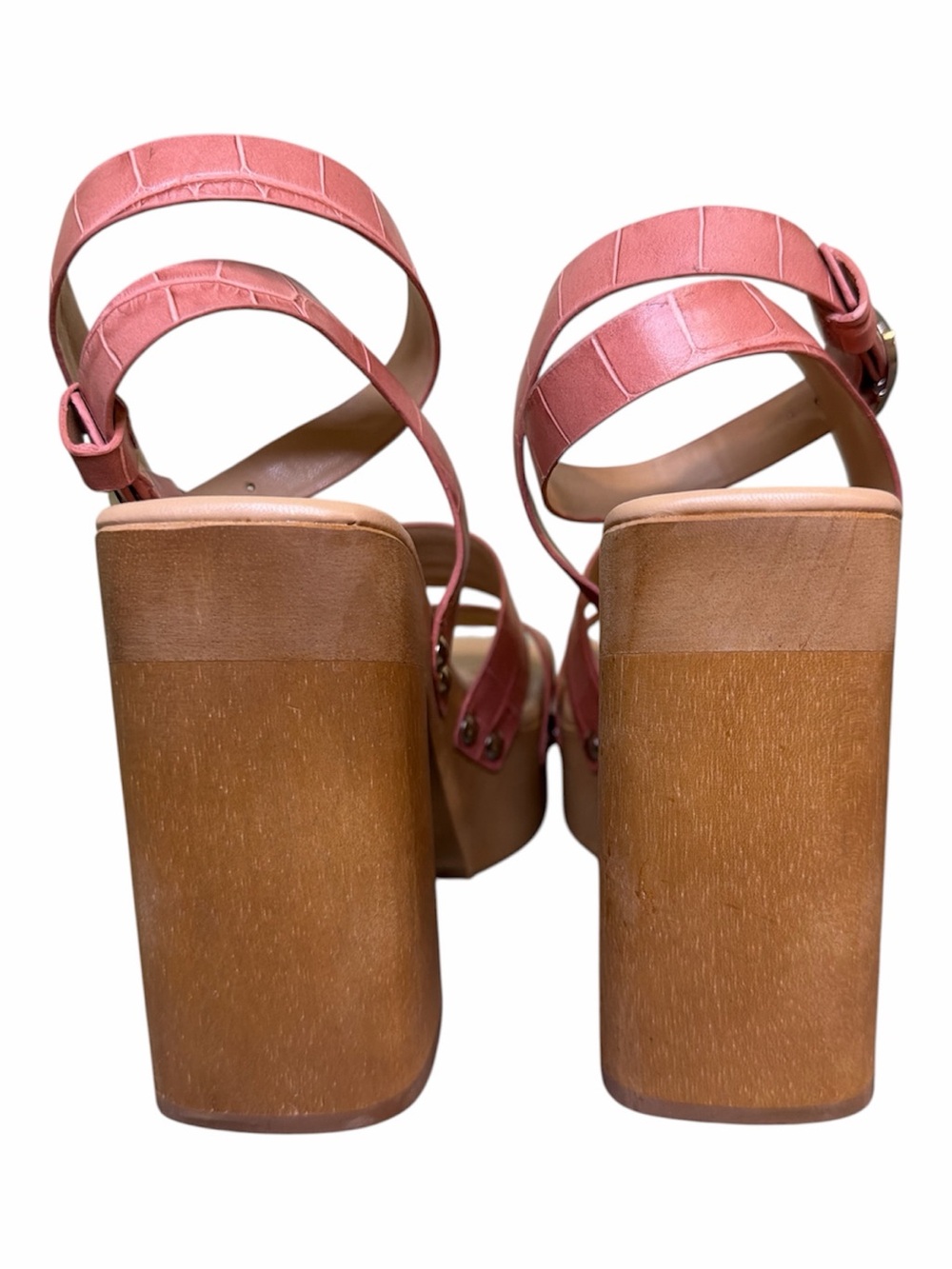 Sam Edelman Rosalind Platform Leather Sandals - Size 7 - Picture 3 of 6